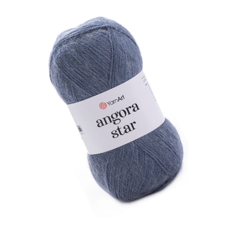 Wełna włóczka na sweterki YarnArt STAR w kolorze stalowym