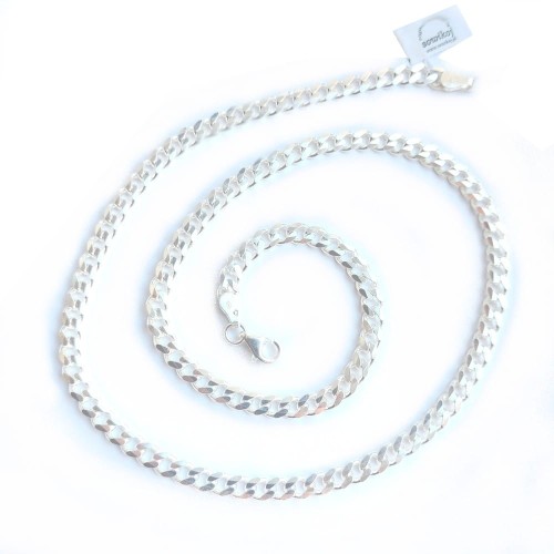 Łańcuszek srebro 925 białe pancerka 1,8gr