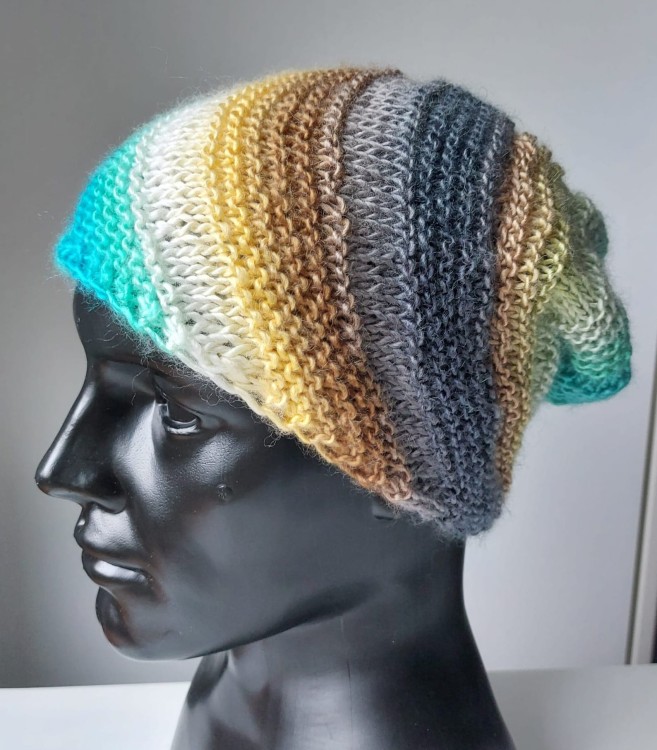 Przykładowa realizacja z włóczki ambiance w kolorz 165 - czapka autorstwa sowikoj.