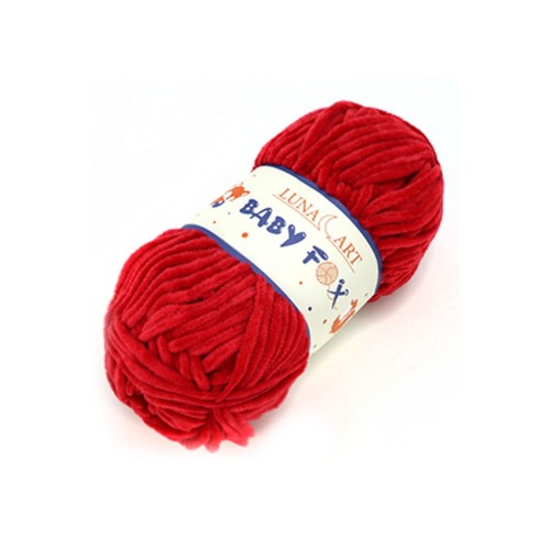 Czerwona włóczka baby fox