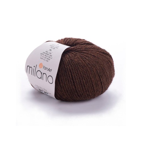 Czekoladowa włóczka Milano 871 - brąz