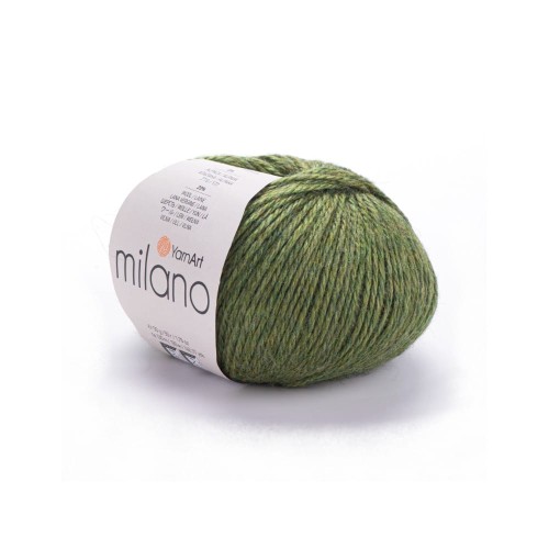 Zielona włóczka wełna z alpacą Milano 865