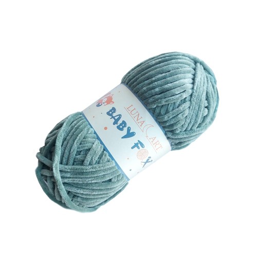 Włóczka idealna na maskotki Baby Fox w kolorze szałwiowym