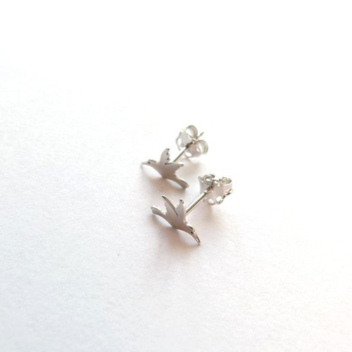 Koliber małe drobne kolczyki wkrętki