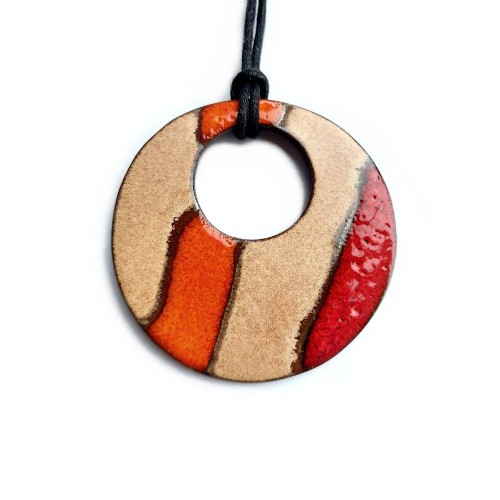 Piasek w słońcu - wisior ceramiczny