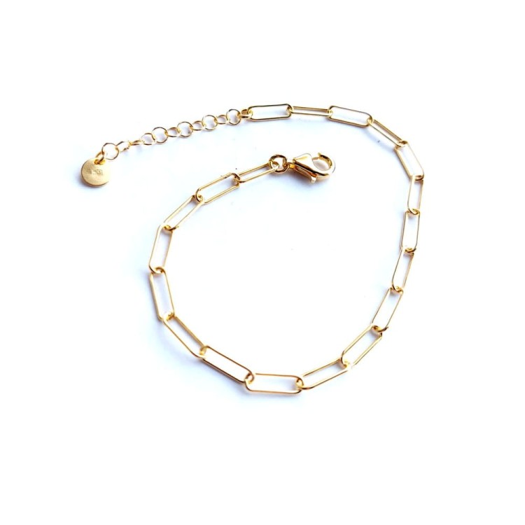 Ankier długie oczka bransoletka lub łańcuszek