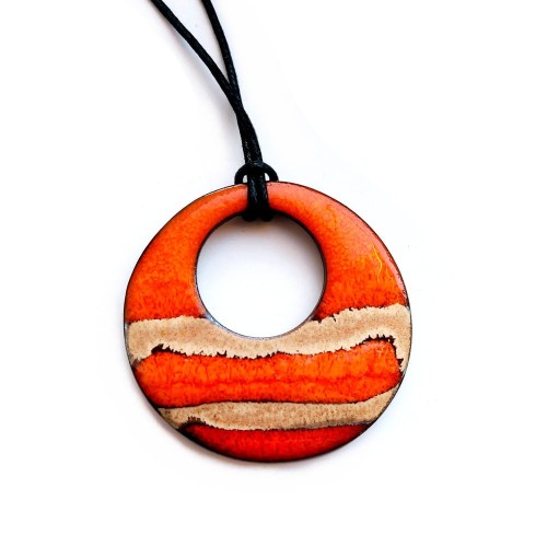 Wisior ceramiczny handmade