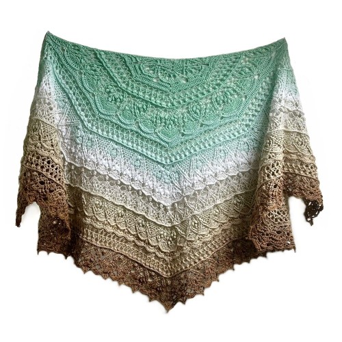 Chusta wykonana ze wzoru Meksyk Heksa