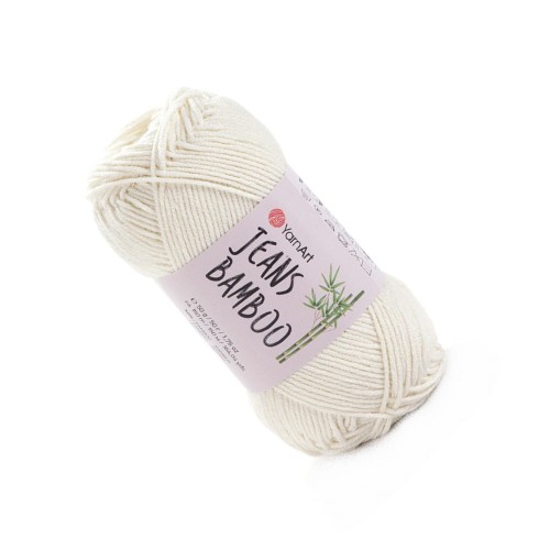 Włóczka yarnart bamboo w kolorze ecru