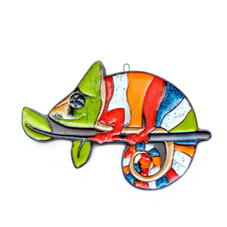Kolorowy kameleon - ceramika handmade