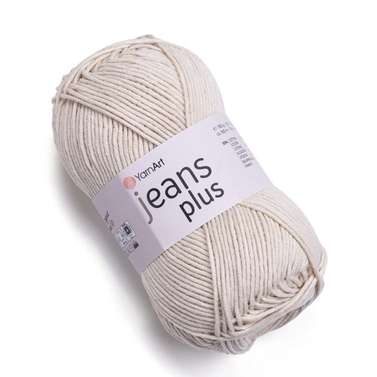 Włóczka Yarn art jeans plus 05.jasny bezowy