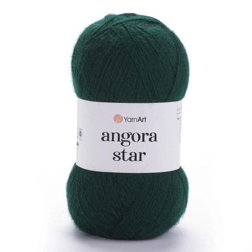 Włóczka Angora star kolor 590. ciemny zielony