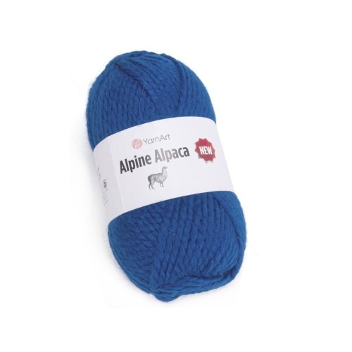 Alpine Alpaca New włóczka niebieska granat jeans