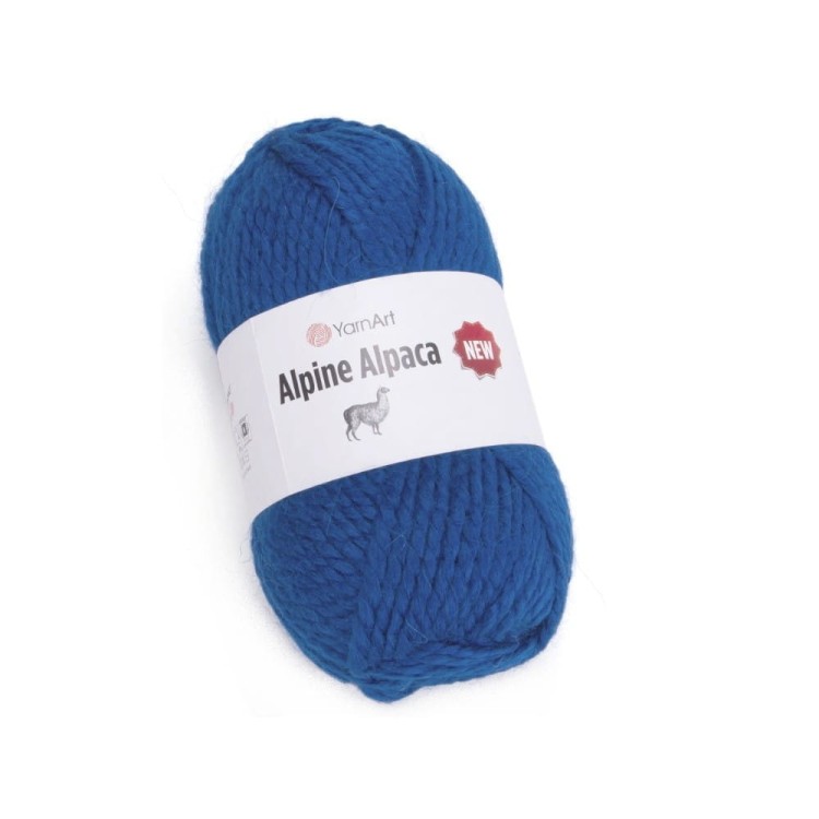 Alpine Alpaca New włóczka niebieska granat jeans