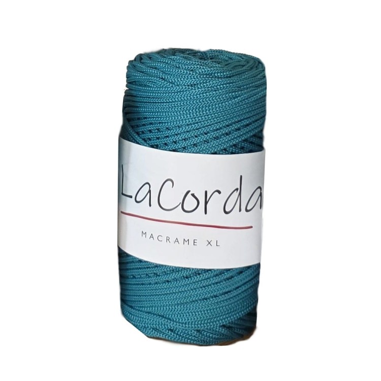 Sznurek poliestrowy  szmaragdowy xl 560 polecany na torebki - tu 1 motek