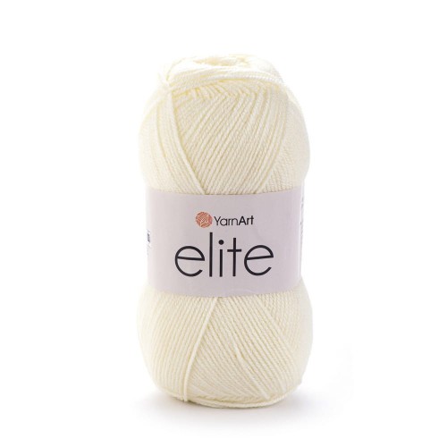 Włóczka akrylowa Yarnart Elite kremowy jasny 851.