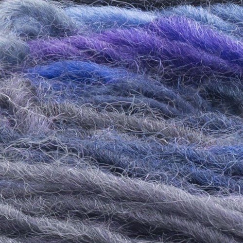 Yarn art włóczka Lana Fresco kolor niebiesko fioletowy z granatem 8101