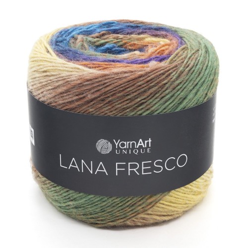 Włóczka wełna 100% Lana fresco 8107. mix kolorów