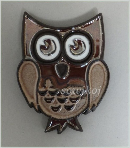 Ręcznie wykonane sowy ceramiczne