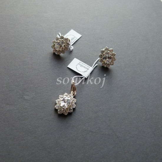 Srebrne kolczyki  - owal