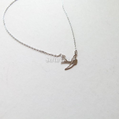 Srebrna celebrytka łańcuszek 