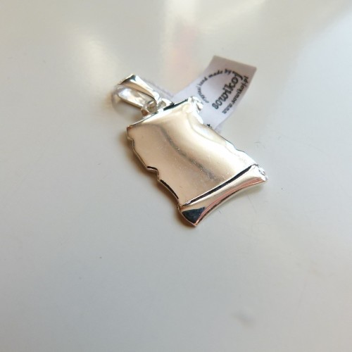 Zwój papirusu - zawieszka srebrna do grawerowania