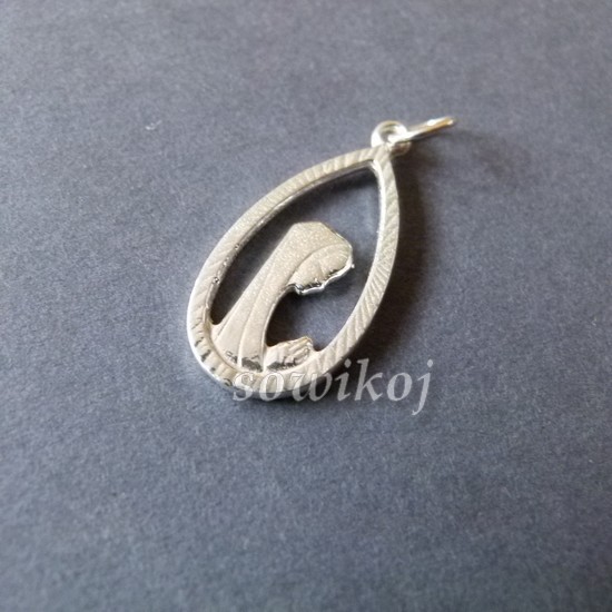 Srebrny medalik srebro 925 - Maryja