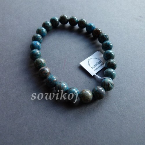 bransoletka z kamieni naturalnych turkus afrykański