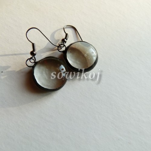 Kolczyki witrażowe ręcznie robione